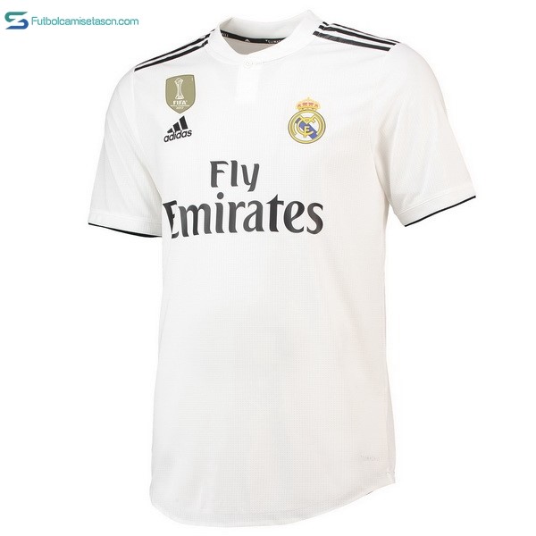 Tailandia Camiseta Real Madrid 1ª 2018/19 Blanco